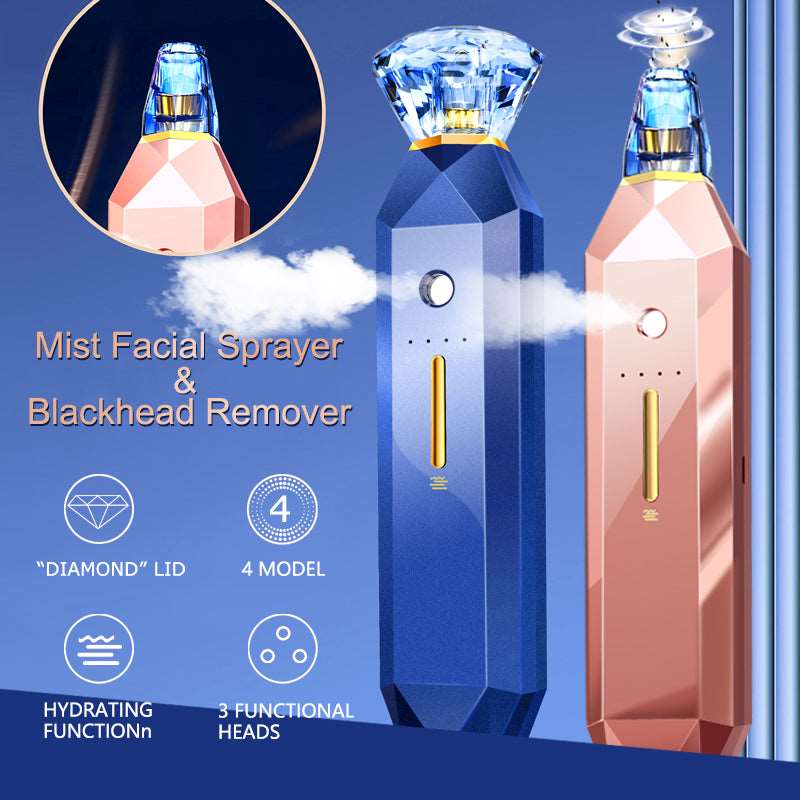 Deep Cleansing Skin Care 2-IN-1 Blackhead Remover Vacuum Pore Cleaner Acne Remover