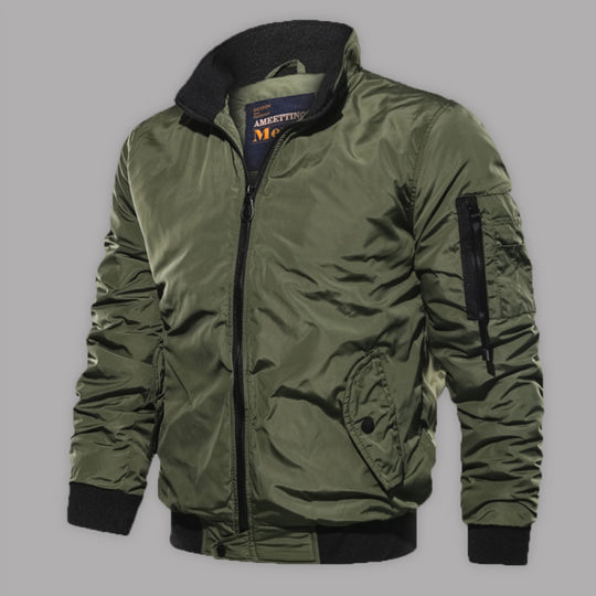 men's cotton jacket coat jacket in military style