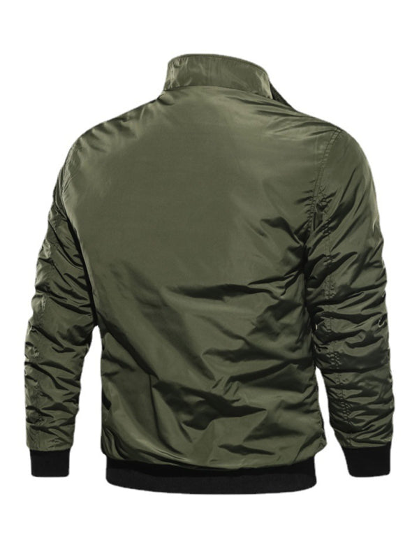 men's cotton jacket coat jacket in military style