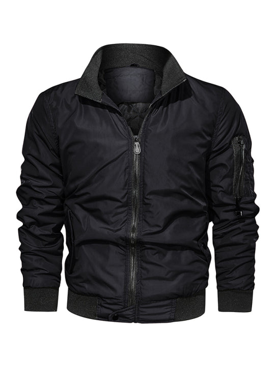 men's cotton jacket coat jacket in military style