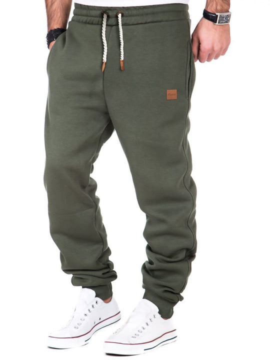 Men's elastic waist sports casual trousers and sweatpants