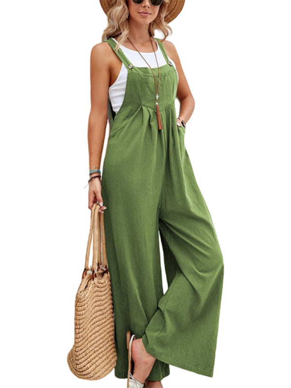 Women's Casual Stylish Bib Trousers