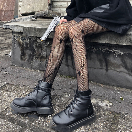 Tights in Fishnet Design