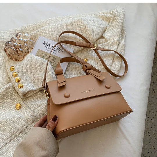 Vintage style Square Bag High-Quality PU Leather