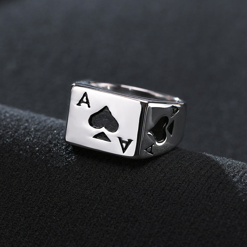 Ace Of Spades  men Ring