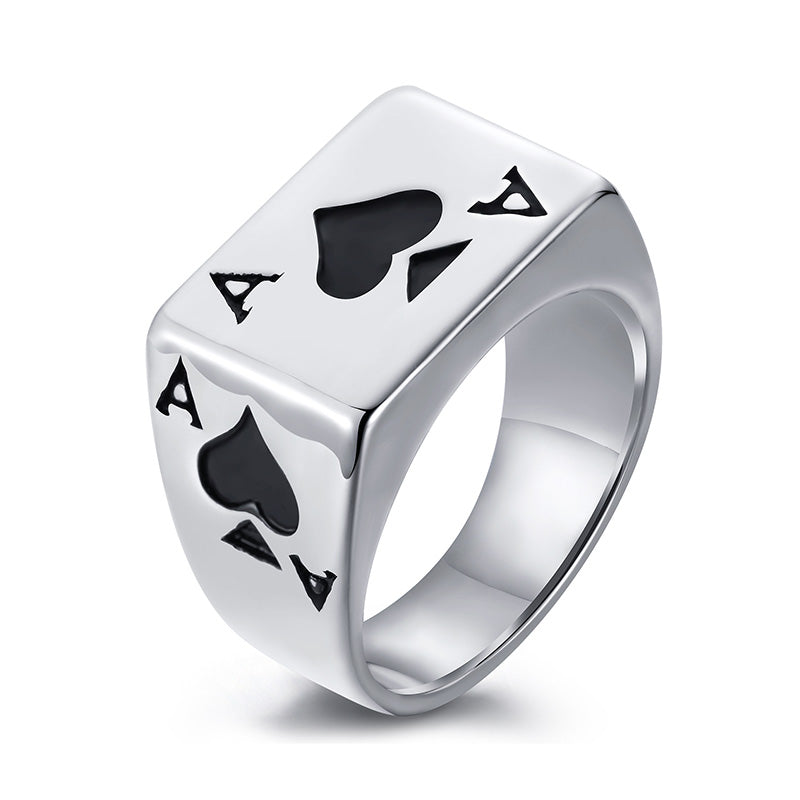 Ace Of Spades  men Ring