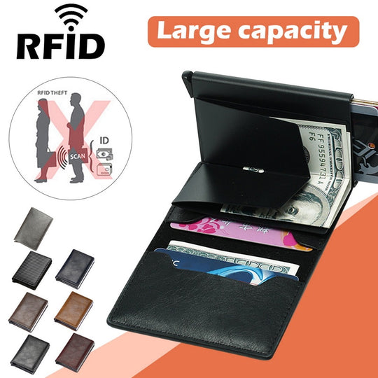 Card Holder Wallet Anti-theft RFID blocking