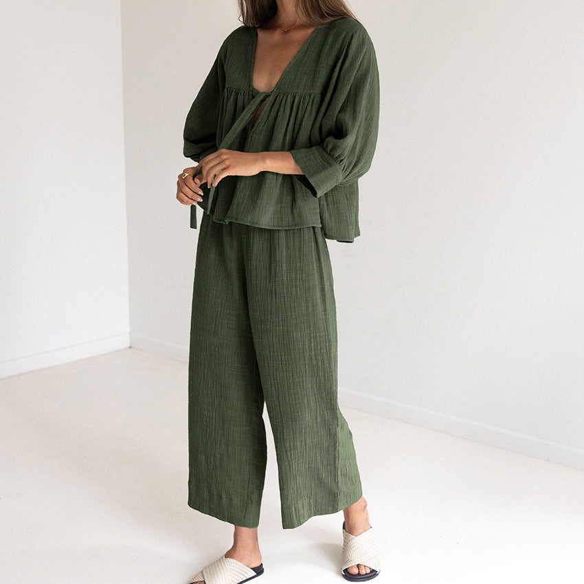 French-style fall pajamas