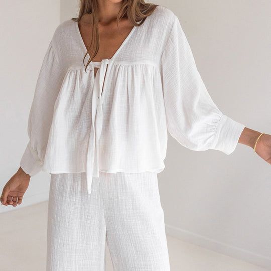 French-style fall pajamas