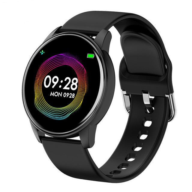 Fitness heart rate bracelet smart watch smart watch in black color