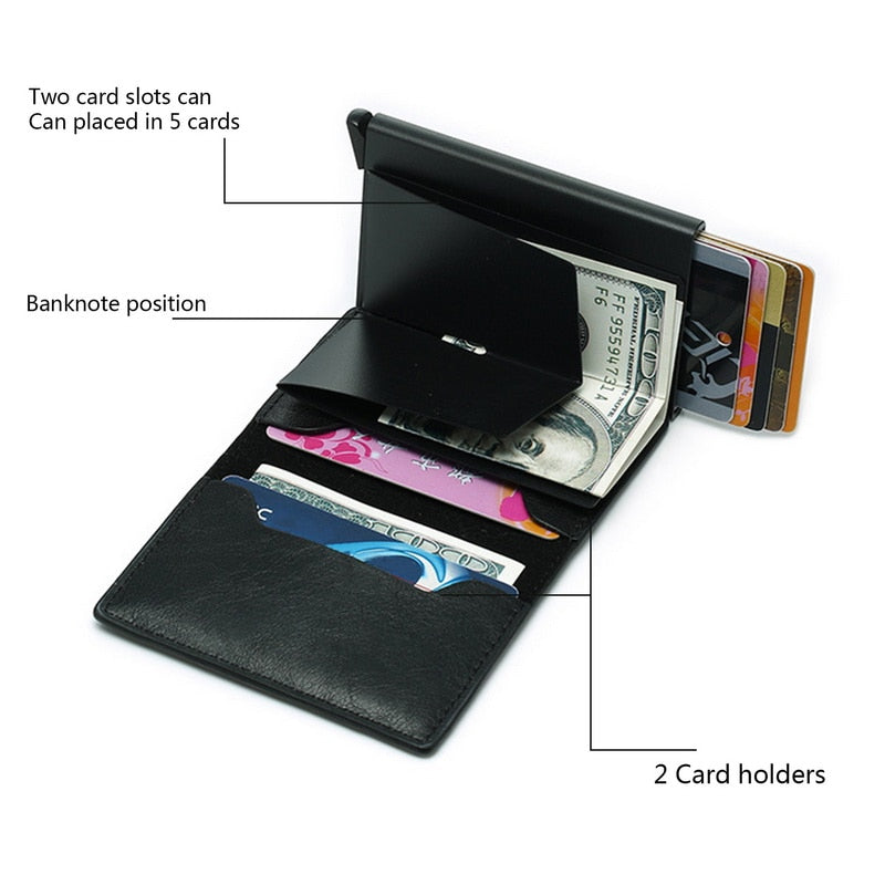 Card Holder Wallet Anti-theft RFID blocking